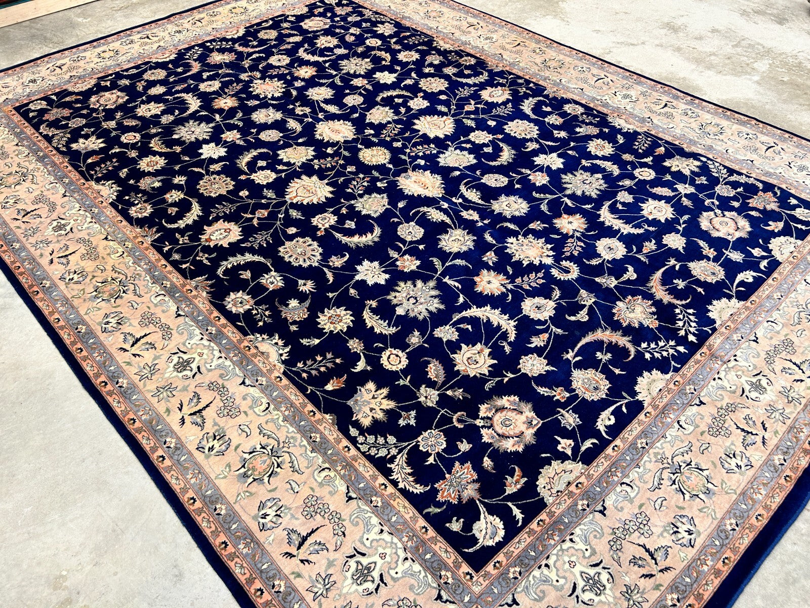 9'x12'3" Hand-Knotted 100% Lamb Wool Sinopersian Rug