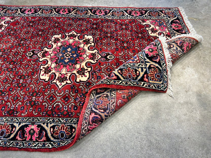 3'7"x5'3" Hand-Knotted 100% Wool Pile Persiane Tribal Bijare Rug