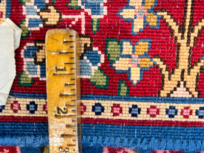 3'x4'9" Hand-Knotted 100% Wool Pile Tree of Life Carpet - Kermane Area Rug