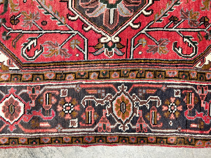 6'7"x9'5" Hand-Knotted 100% Wool Herize Carpet - Area Rug