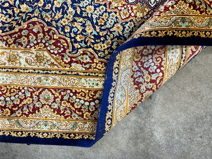 3'3"x5' Exquisite Extra-Fine Hand-Knotted 100% Silk Qume Area Rug - Carpet