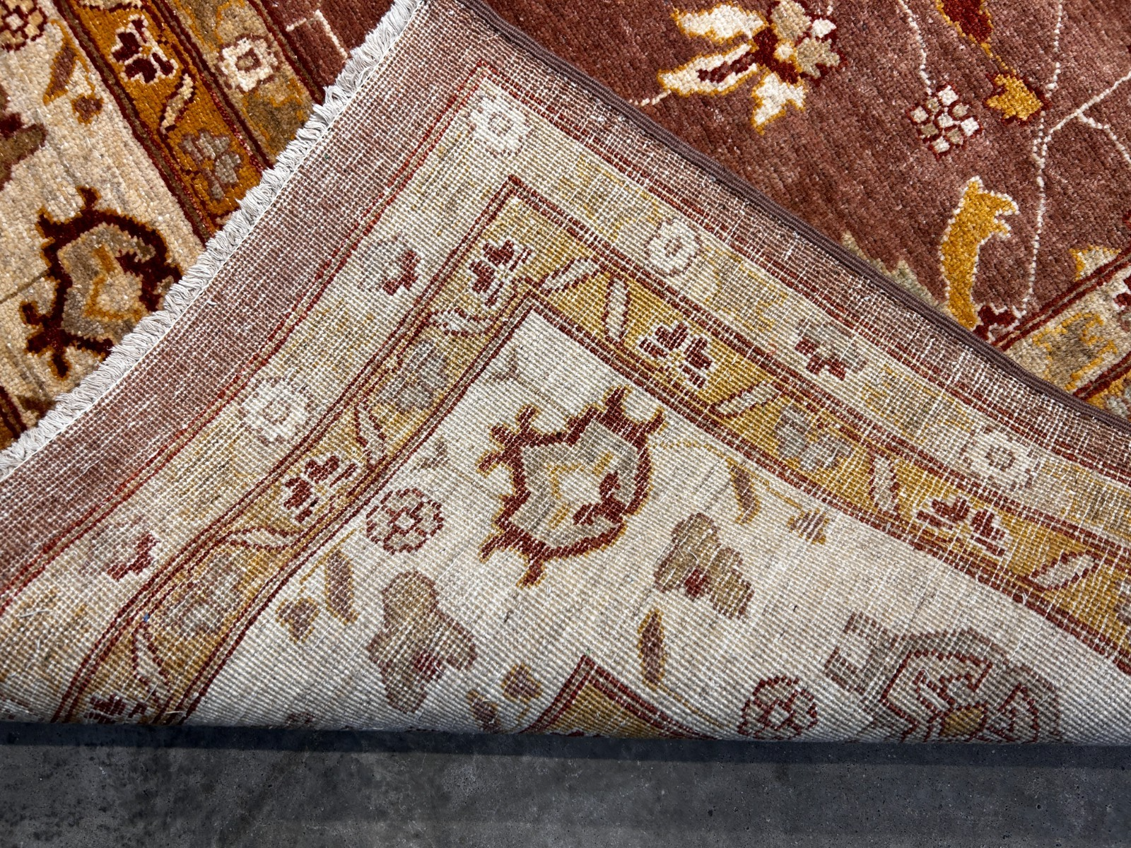 8'6"x11'11" Hand-Knotted 100% Wool Pile Pakistani Area Rug