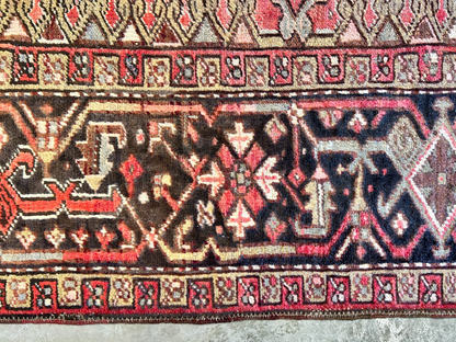 8'10"x11'8" Hand-Knotted 100% Wool Pile Herize Rug