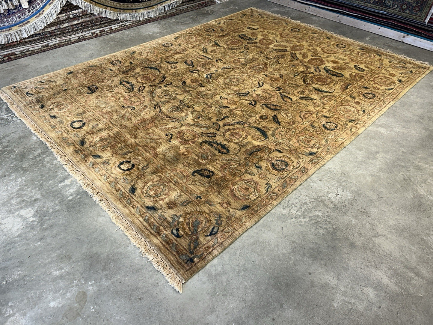 8’x10’ Hand-Knotted 100% Wool Pile Oriental Area Rug - Carpet