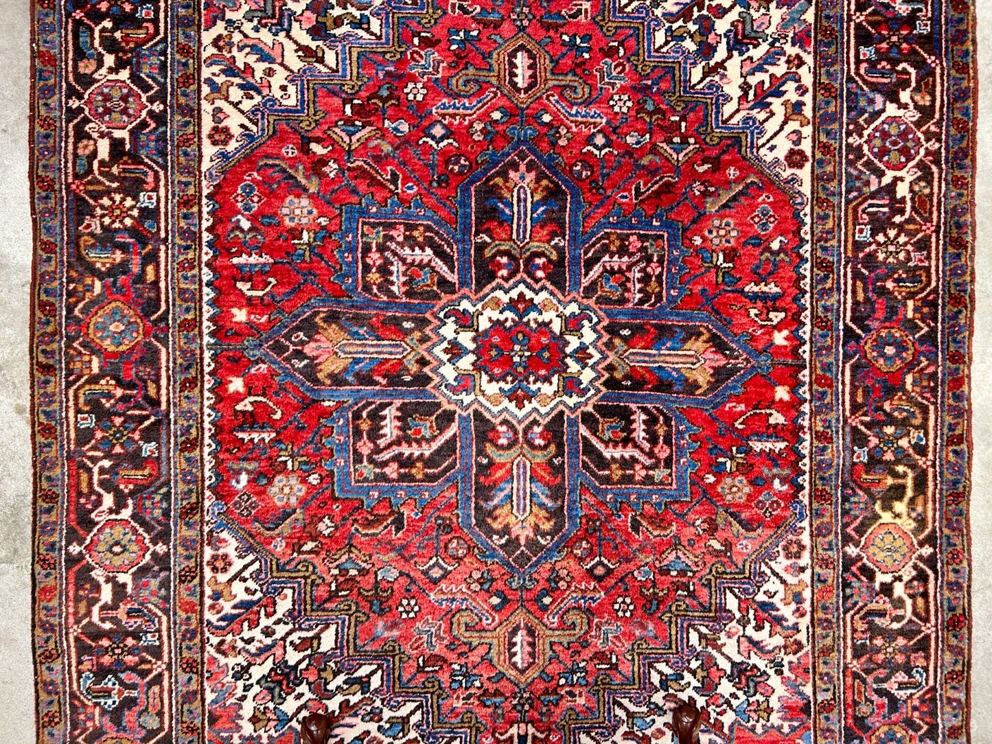 6'6"x8'10" Hand-Knotted 100% Wool Herize Carpet - Area Rug