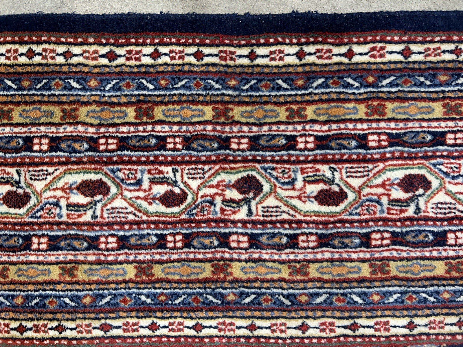 7’11”x10’ Vintage Hand-Knotted 100% Wool Pile Oriental Area Rug - Carpet