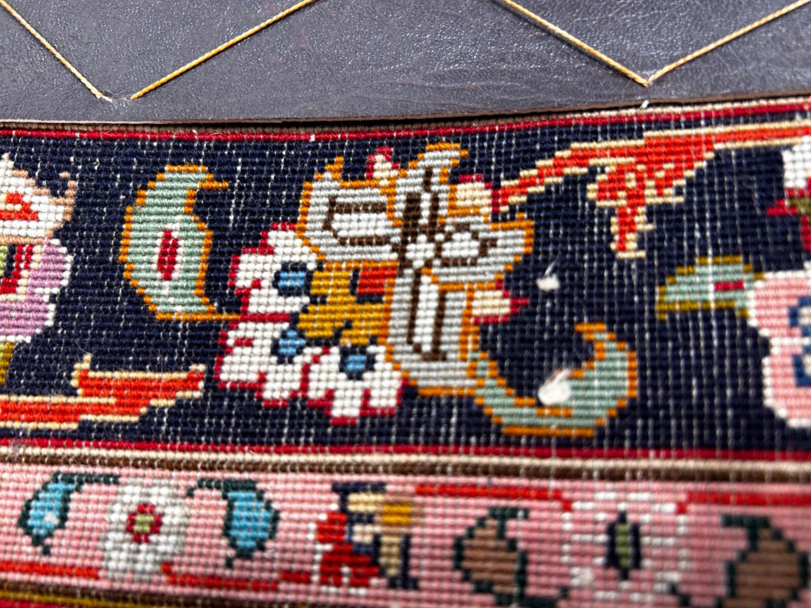 8'3"x11'3" Fine Hand-Knotted Wool & Silk Tabrize Rug