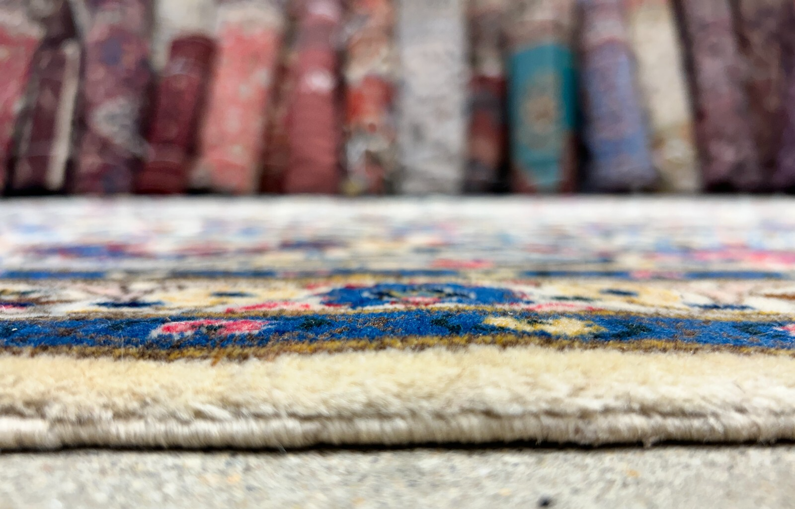 10'5"x13'8" Hand-Knotted 100% Wool Pile All-over Kashane Rug