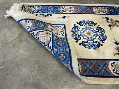 3’1”x5’2” Hand-Knotted 100% Wool Pile Oriental Area Rug - Carpet