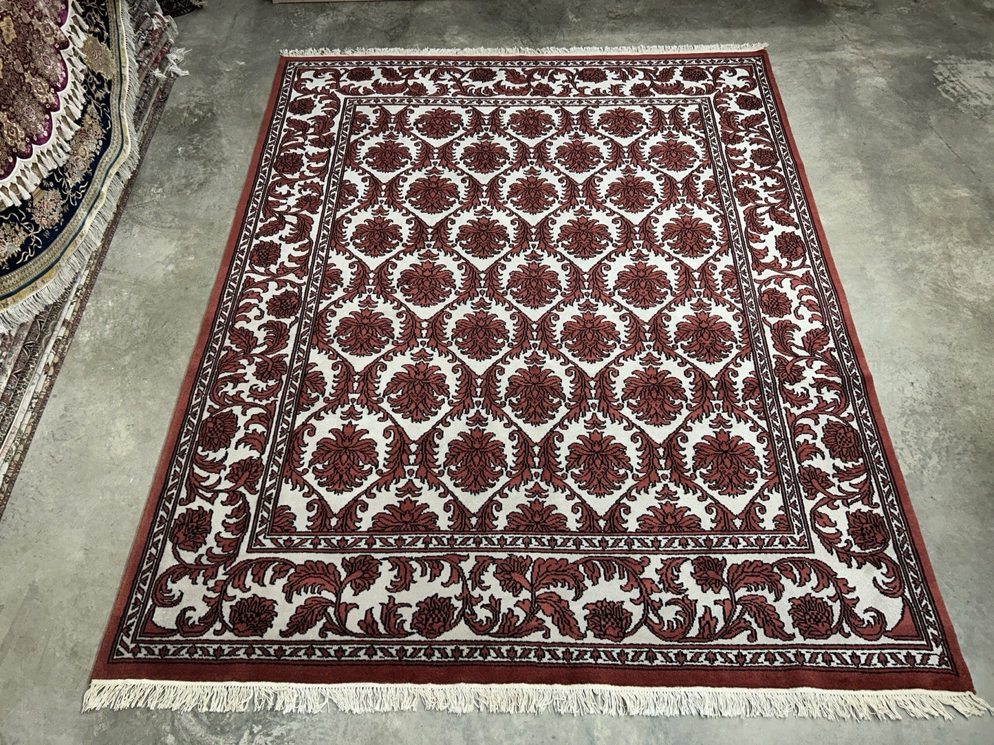 8’x9’11” Hand-Knotted 100% Wool Pile Oriental Area Rug - Carpet