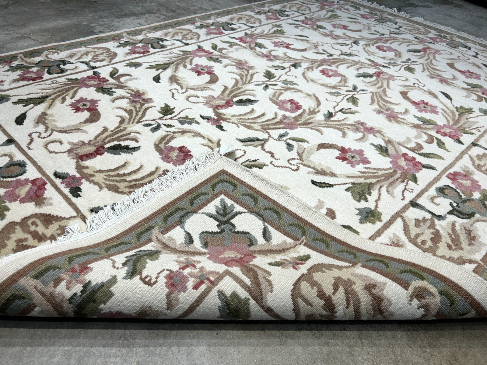 6'x9' Hand-Knotted 100% Wool Pile Art Deco Carpet - Area Rug