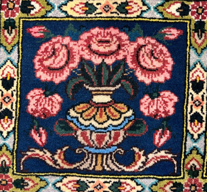 3'5"x5'2" Hand-Knotted 100% Lamb Wool Bakhtiarie Carpet - Area Rug