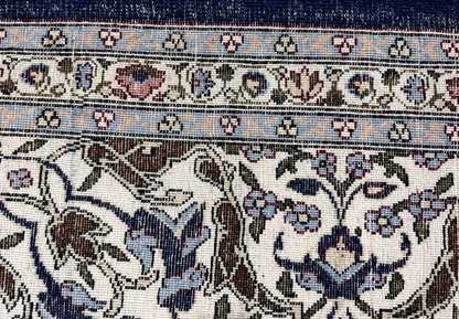 7'3"x10'10'' Hand-Knotted 100% Wool Pile Hereke Area Rug