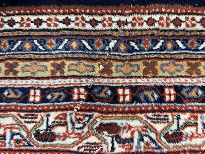 7’11”x10’ Vintage Hand-Knotted 100% Wool Pile Oriental Area Rug - Carpet