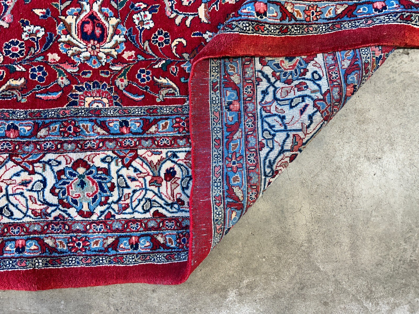 9'3"x12'6" Hand-Knotted 100% Wool Pile Mashade Rug