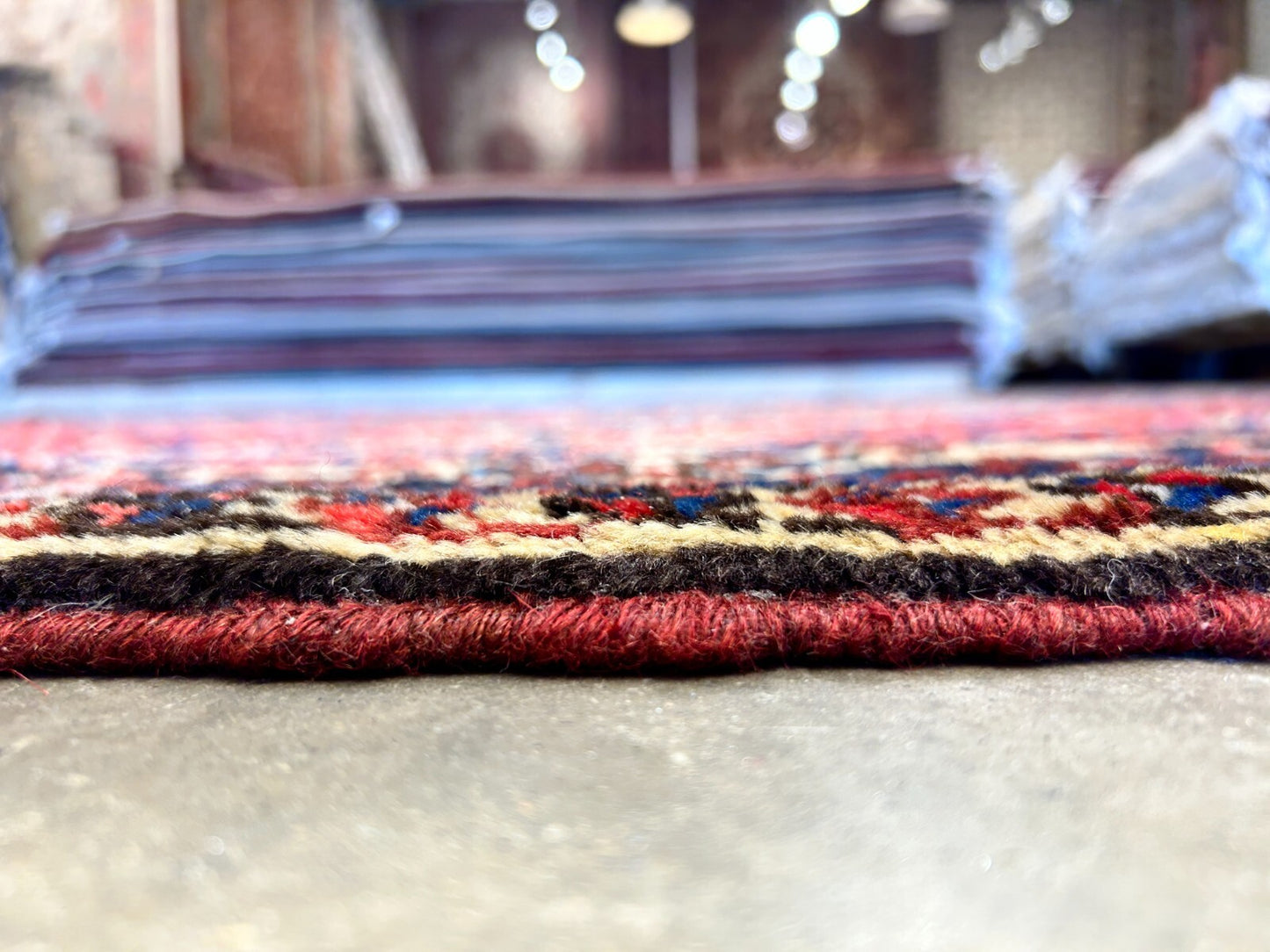 7'2"x10'1" Hand-Knotted 100% Wool Herize Carpet - Area Rug