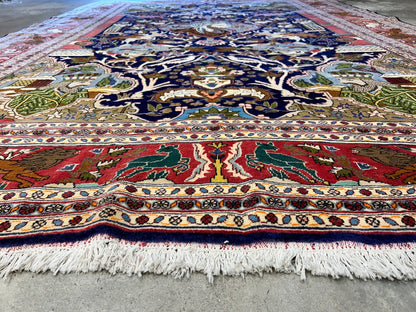 8'4"x11'10" Hand-Knotted 100% Wool Pile Pictorial Kolyayie Rug