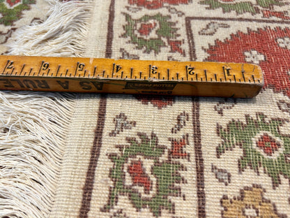 6'1"x9'2" Hand-Knotted 100% Wool Pile Turkish Carpet - Area Rug