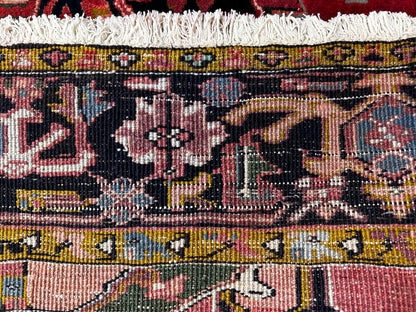 8'3" x 10'6'' Hand-Knotted 100% Wool Pile Herize Area Rug - Carpet