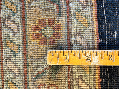 9' x 12' Hand-Knotted 100% Wool Carpet - Indian Agra Area Rug