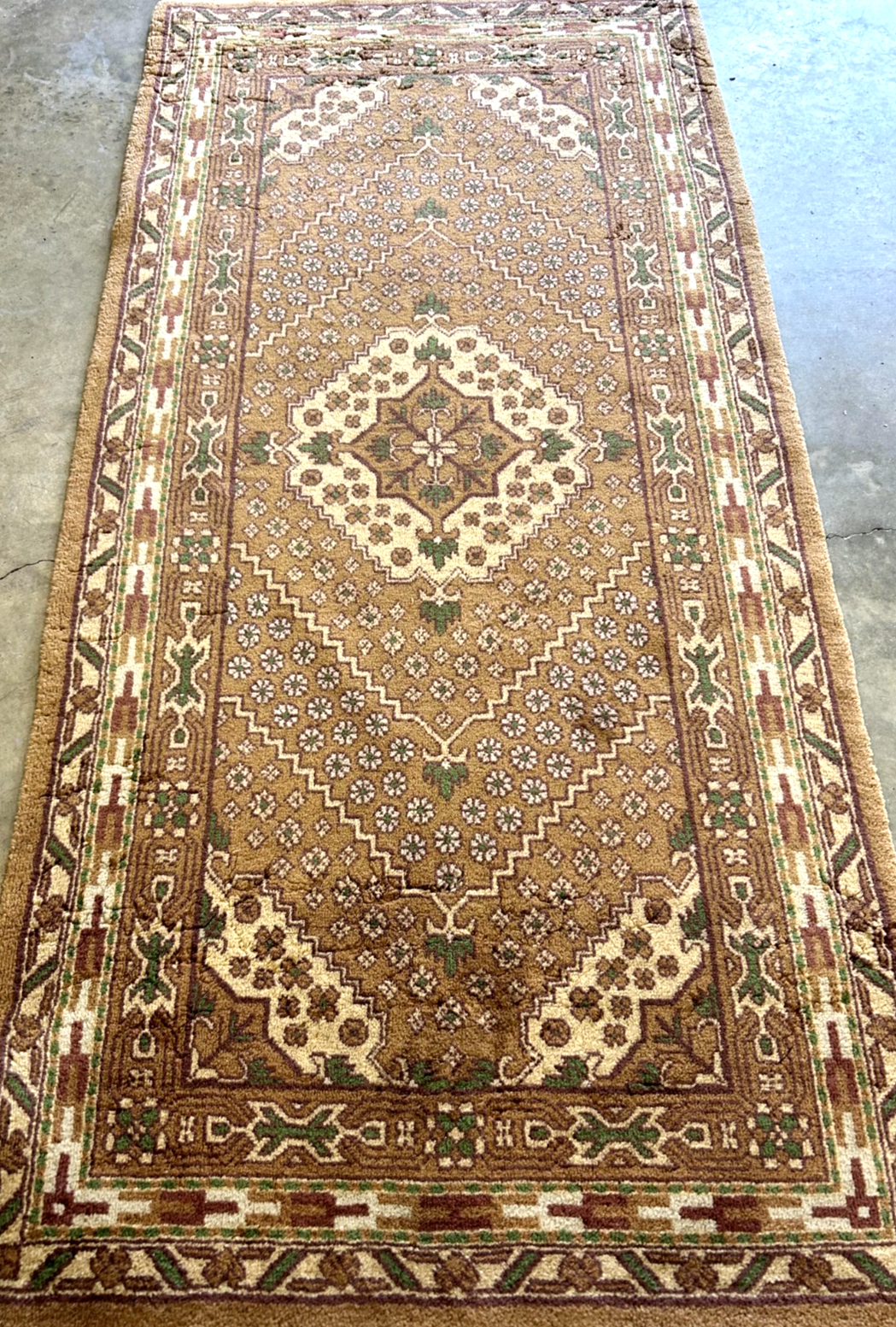 3'x6' Hand-Knotted 100% Wool Pile Oriental Area Rug - Carpet