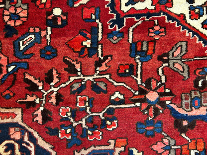 10'2"x13'1" Hand-Knotted 100% Wool Pile Bakhtiarie Rug