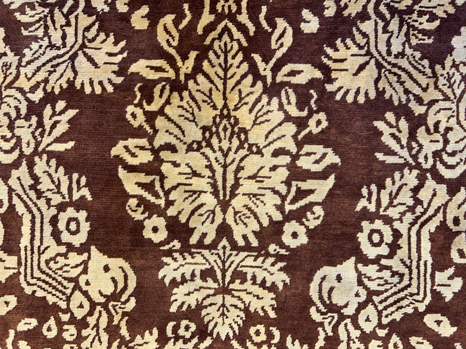 7'11"x9'11" Hand-Knotted 100% Wool Pile Tibetian Area Rug - Carpet