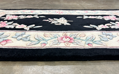 3'x5' Hand-Knotted 100% Wool Pile Art Deco Rug