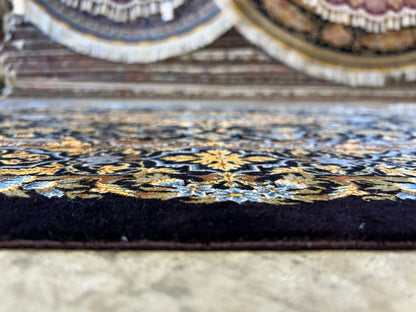 3'4"x5'2" Exquisite Extra-Fine Hand-Knotted 100% Silk Qume Area Rug