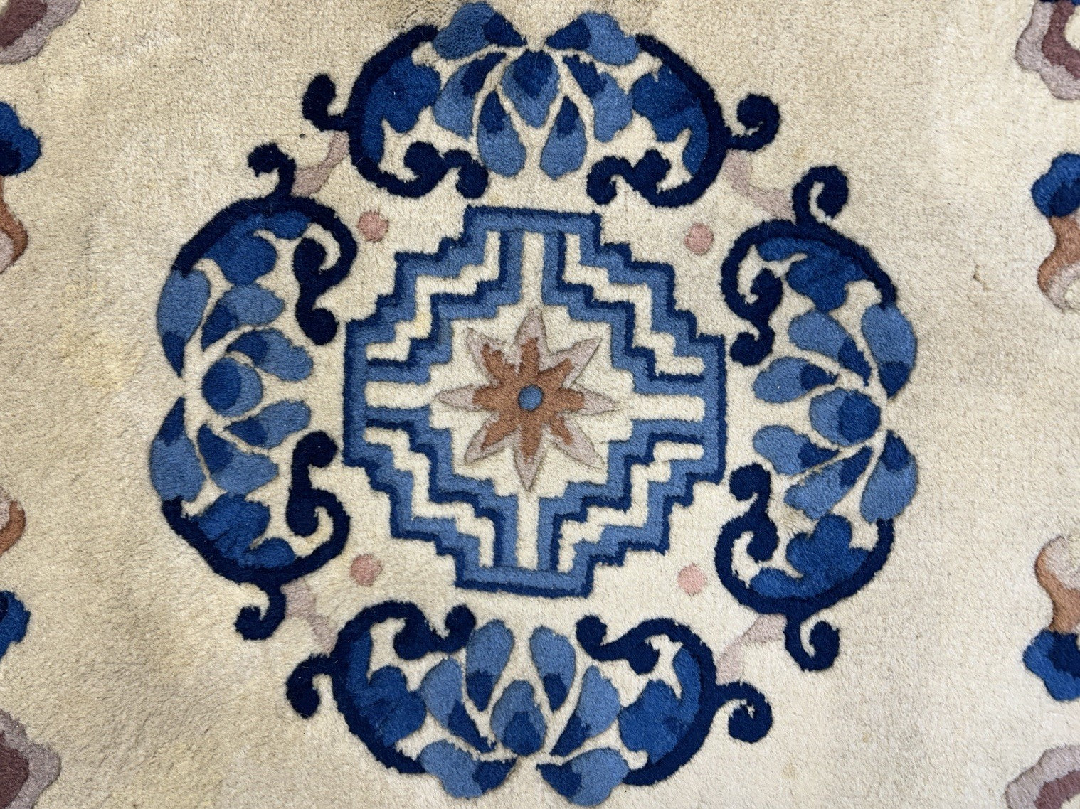 3’1”x5’2” Hand-Knotted 100% Wool Pile Oriental Area Rug - Carpet