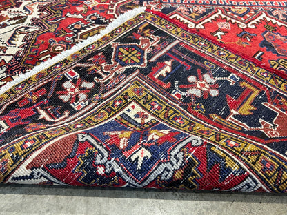 7'3"x10'3" Hand-Knotted 100% Wool Herize Carpet - Area Rug