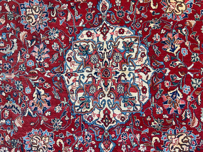 9'3"x12'6" Hand-Knotted 100% Wool Pile Mashade Rug