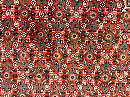 6'6"x9'6" Fine Hand-Knotted Wool & Silk Blend Tabrize Mahi Carpet - Area Rug