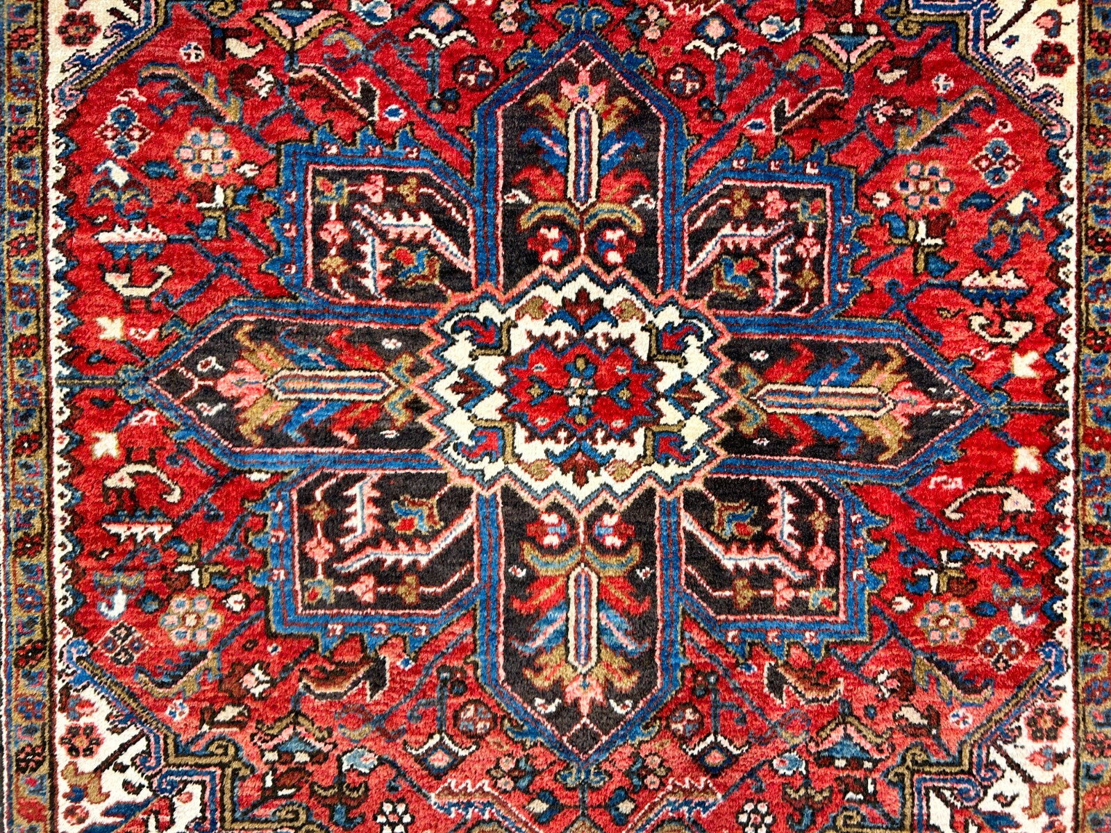 6'6"x8'10" Hand-Knotted 100% Wool Herize Carpet - Area Rug