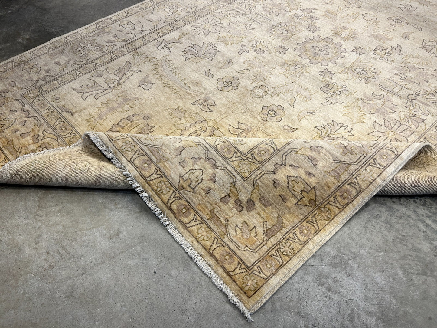 6'6"x9'6" Hand-Knotted 100% Wool Pile Afghan Carpet - Area Rug