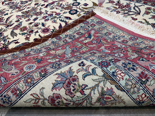4'0'' x 6'0'' Hand-Knotted 100% Wool Pile All-Over Area Rug