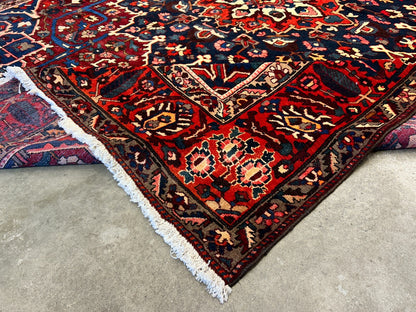 10'5"x12'8" Hand-Knotted 100% Wool Pile Bakhtiarie Rug