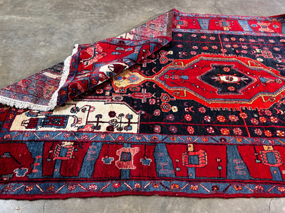 5'1" x 9'8" Hand-Knotted 100% Wool Carpet - Nahavande Area Rug