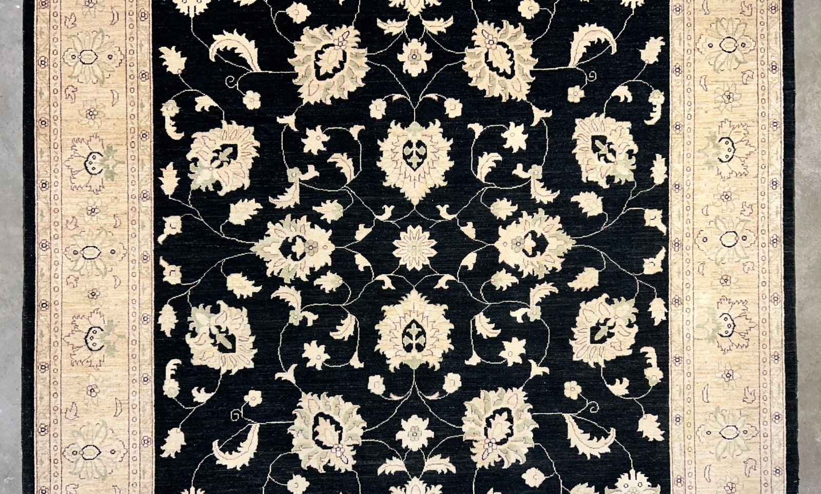 9'x12' Hand-Knotted 100% Wool Pile Oriental Rug