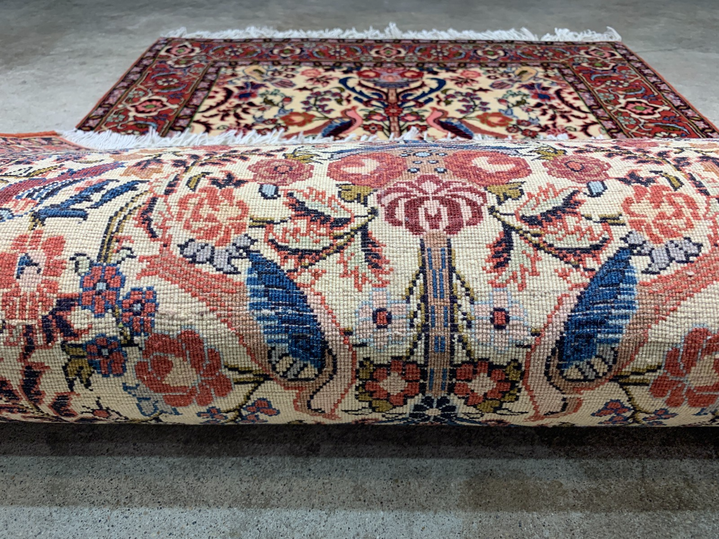 2'9"x4'6'' Hand-Knotted 100% Wool Pile Bidjare Area Rug - Area Carpet