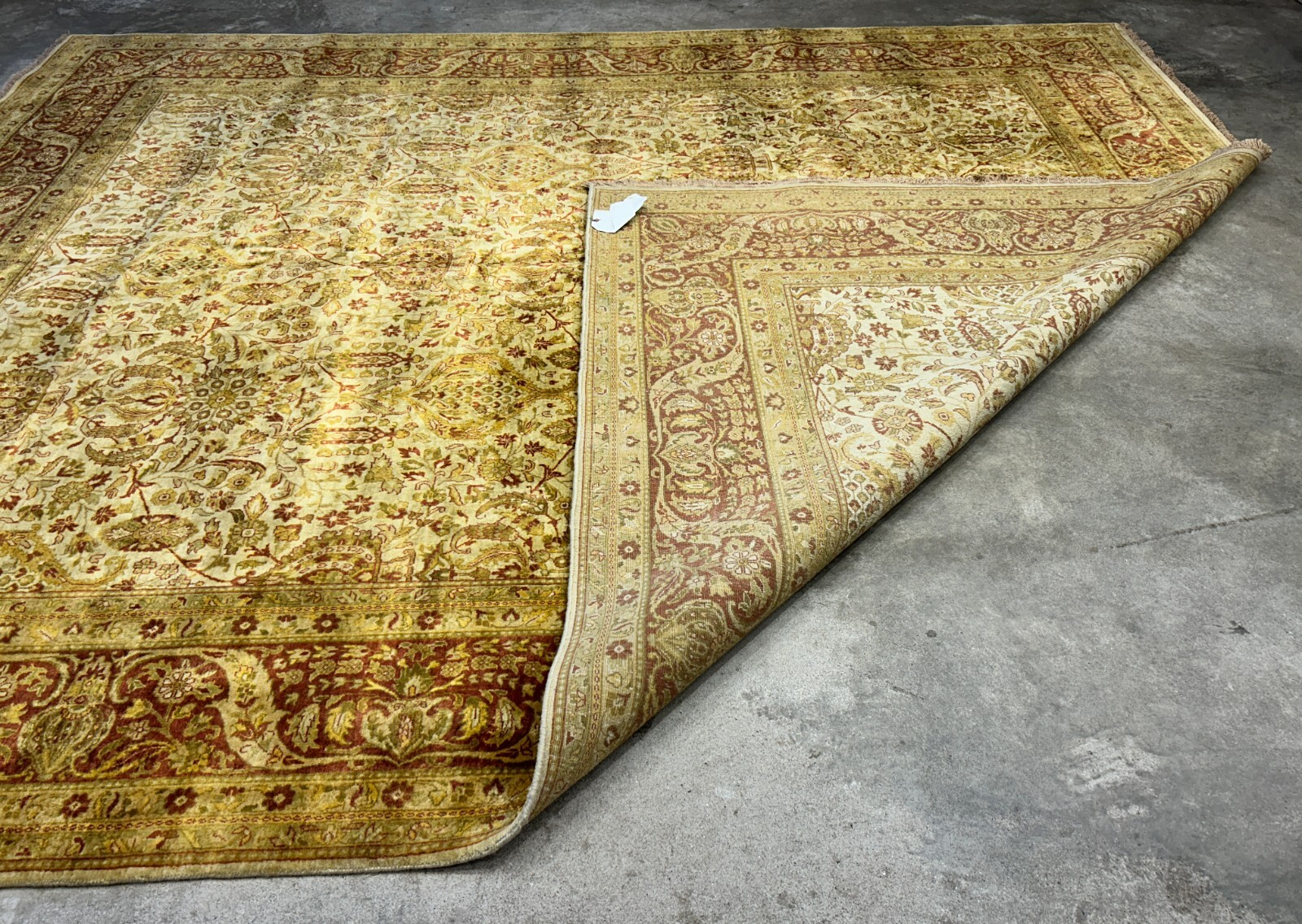 9'x11'9" Hand-Knotted 100% Wool Pile Oriental Rug