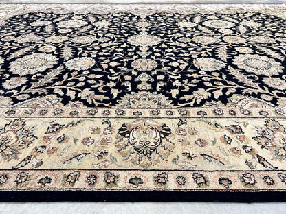8'10"x12'7" Hand-Knotted 100% Lamb Wool IndoAgra Carpet - Area Rug