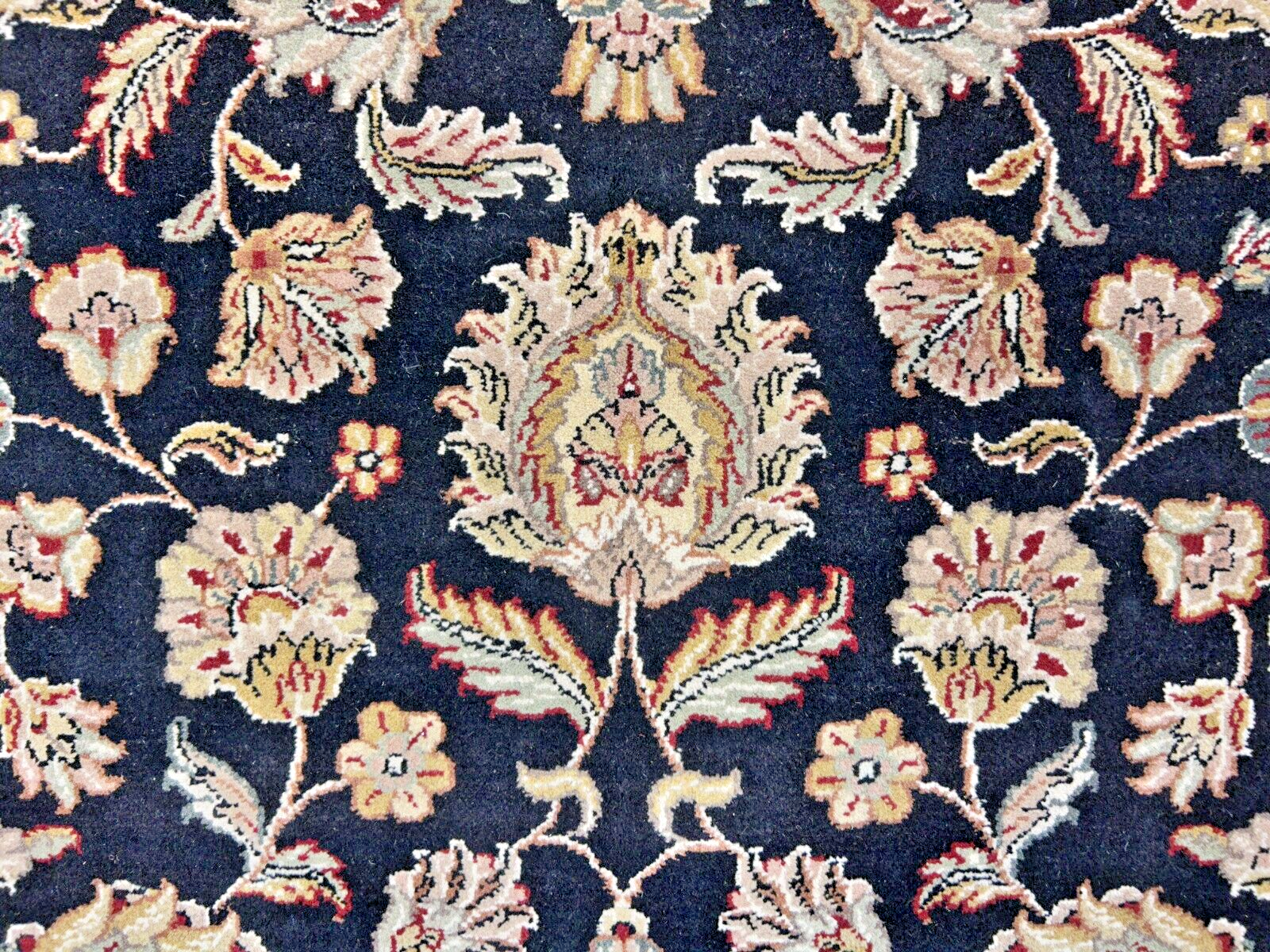 9' x 12' Hand-Knotted 100% Wool Carpet - Indian Agra Area Rug