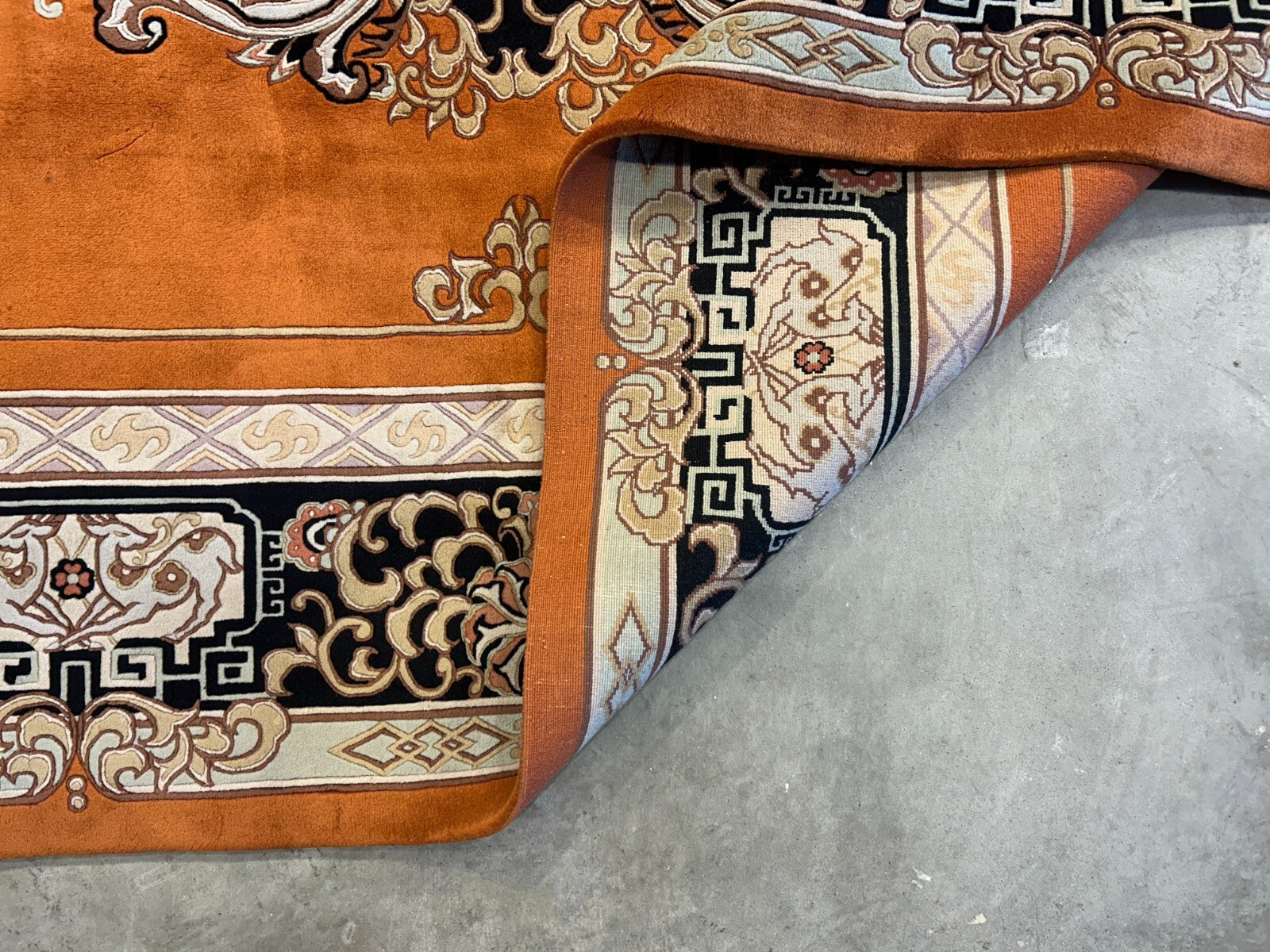 9'x12' Hand-Knotted 100% Wool Pile Oriental Rug