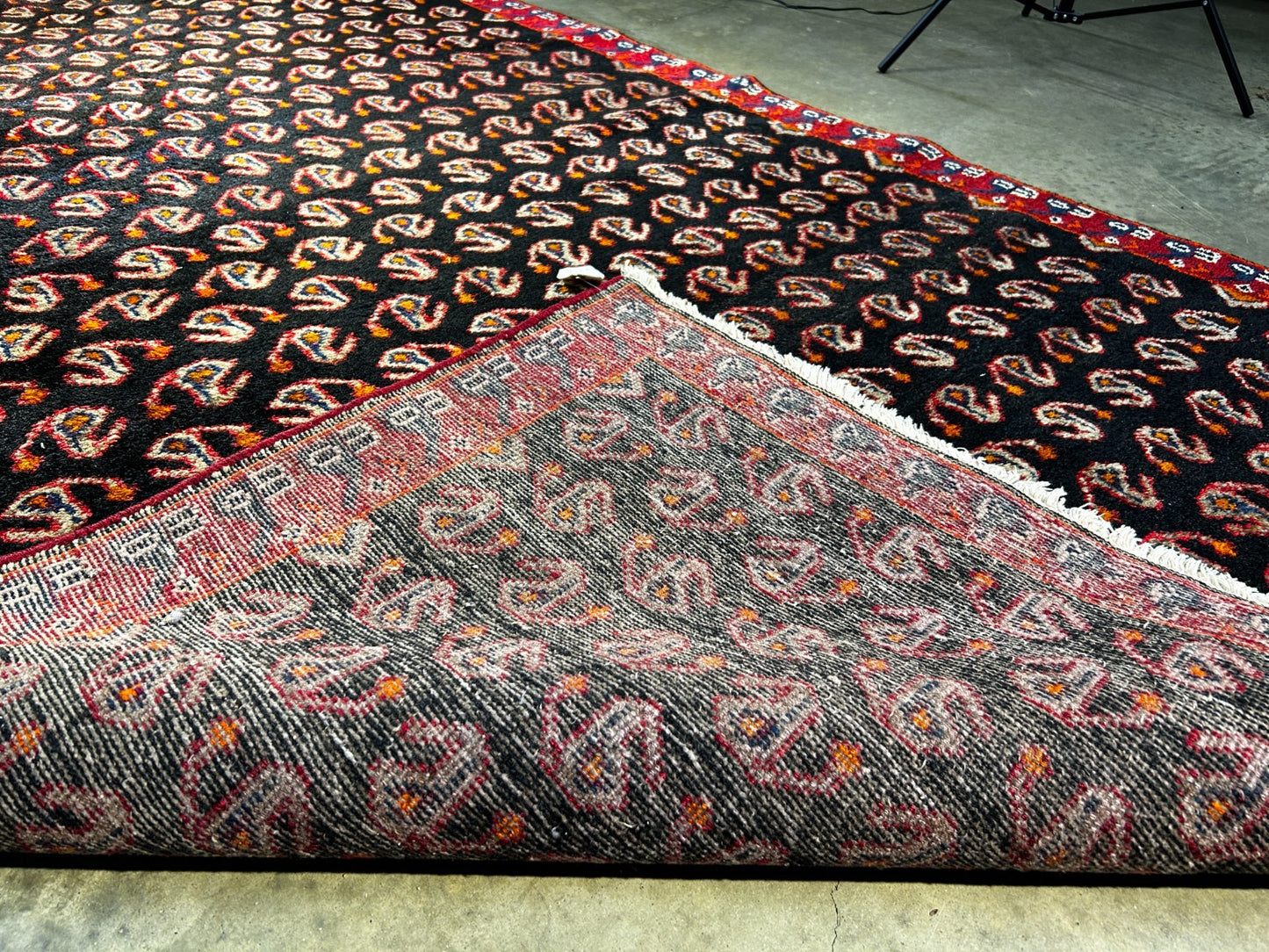 5' x 8'1" Hand-Knotted 100% Wool Pile Mosole Hamadane Area Rug - Carpet