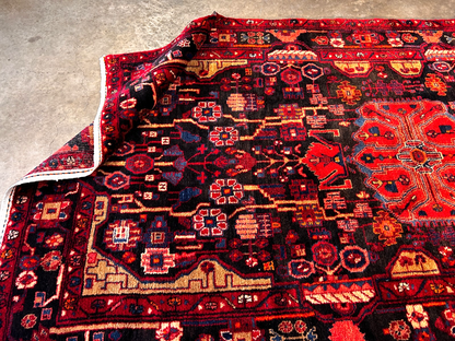 5'0" x 9'6" Hand-Knotted 100% Wool Pile Nahavande Area Rug - Carpet