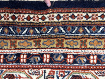 7’11”x10’ Vintage Hand-Knotted 100% Wool Pile Oriental Area Rug - Carpet