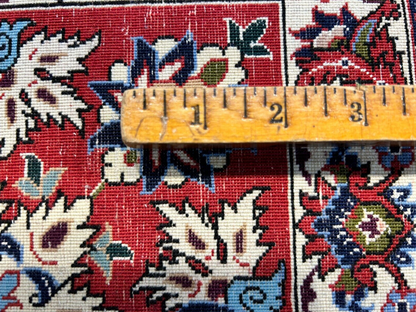 6'6"x10'2" Extra-Fine Hand-Knotted Wool & Silk  Isfahane Seirafian Rug - Signed