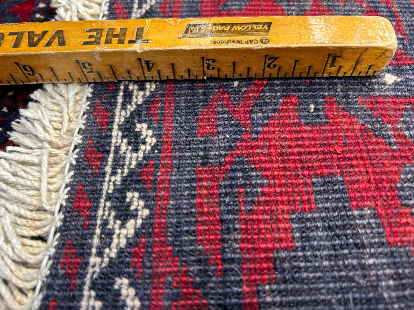 3'8"x6'7" Hand-Knotted 100% Wool Pile Balouchi Area Rug - Carpet