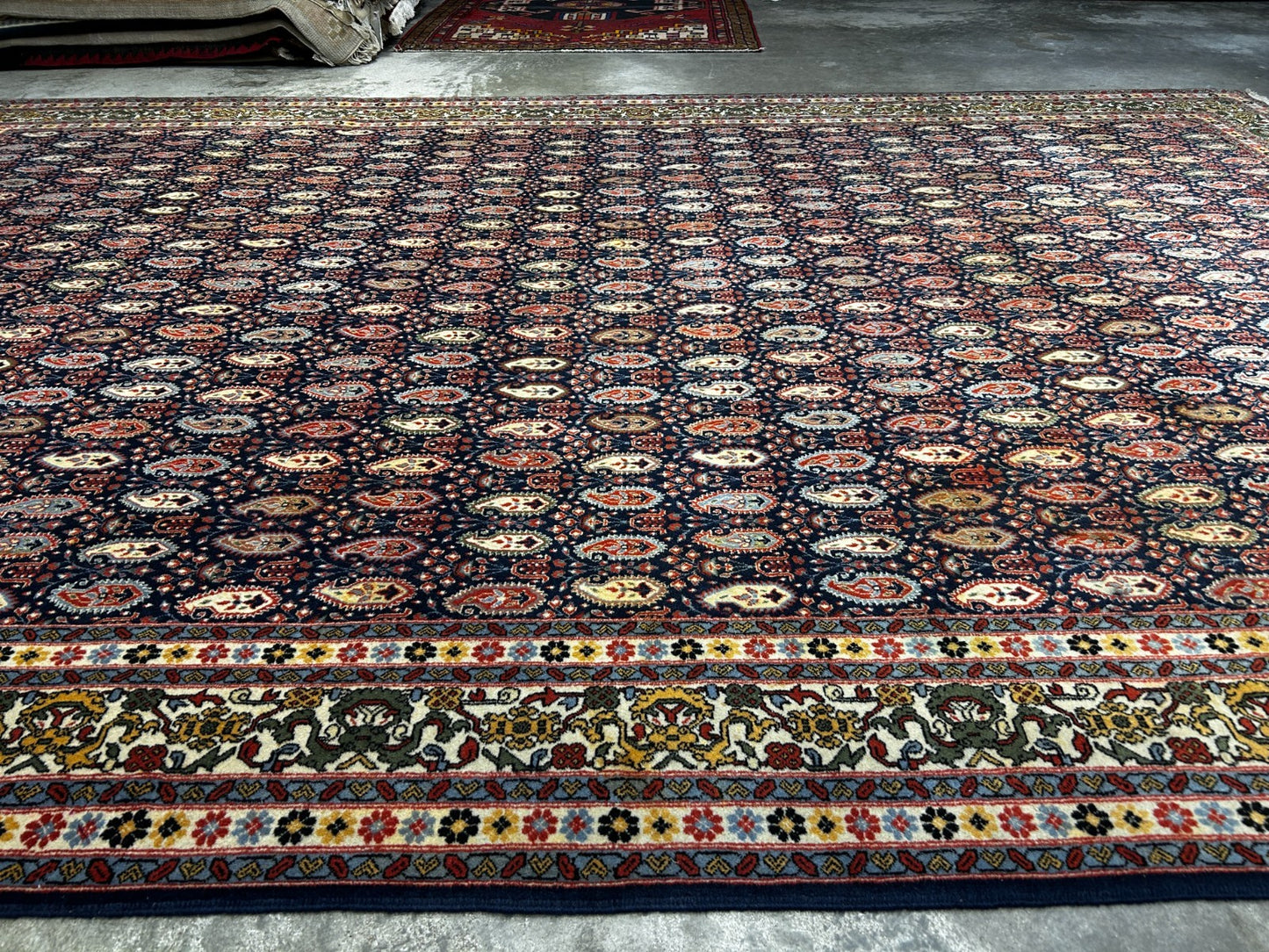 8'x11' Hand-Knotted 100% Wool Pile Hereke Area Rug - Carpet